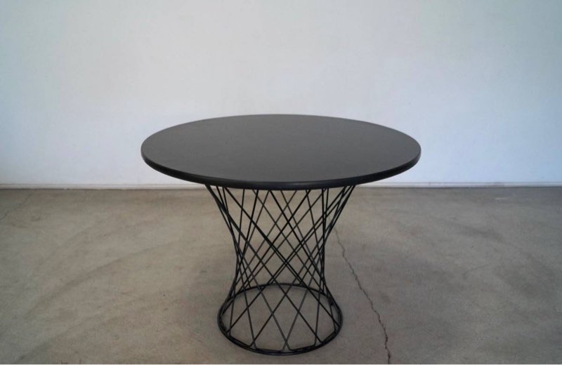 Mid-Century Modern Style Cyclone Wire Side Table Coffee Table 