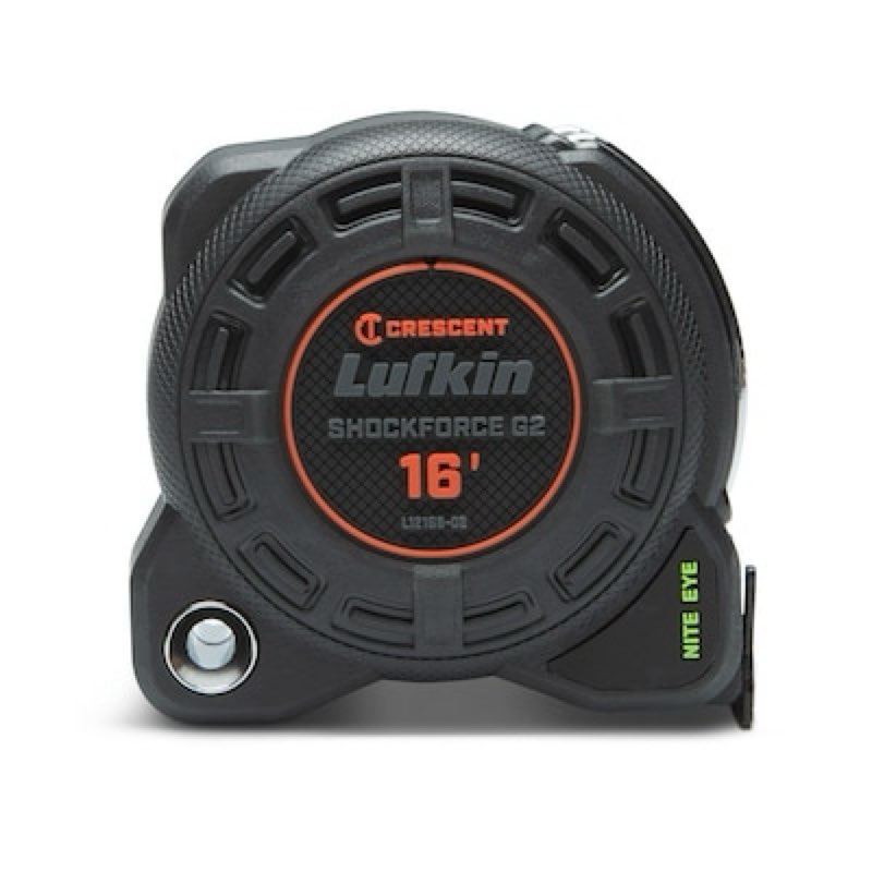 crescent lufkin shockforce nite eye g2 16-ft tape measure