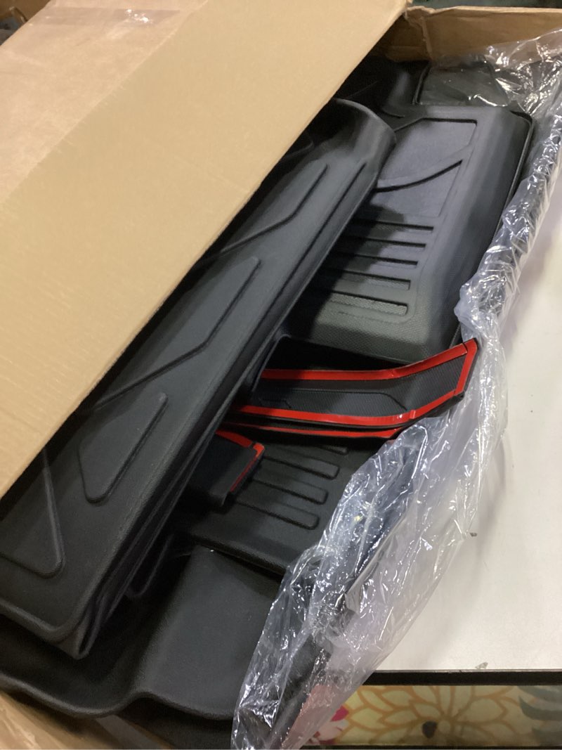 Condition photo showing Good Condition for Floor Mats for Honda Civic Sedan 2022-2026/Acura Integra 2023-2026, All Weather Floor Mats Trunk Cargo Liner and Door Sill Guards Accessories, Full Coverage Set (Gas Only, Not fit Manual) For Honda Civic | 2022-2026