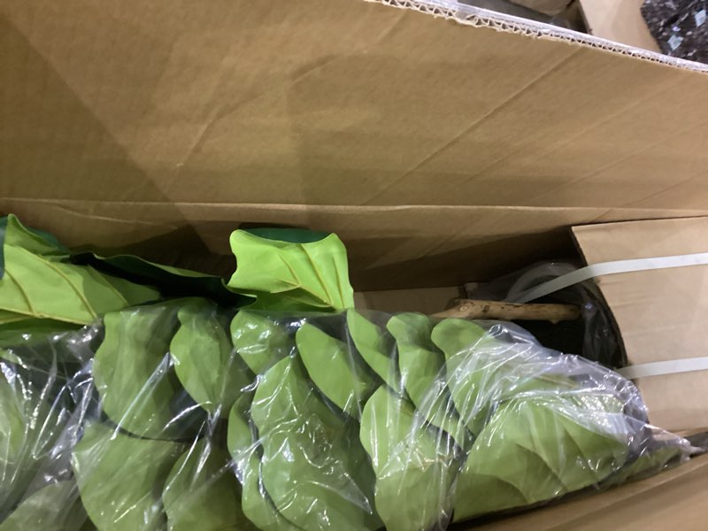 150cm 3 trunk fibble leaf tree