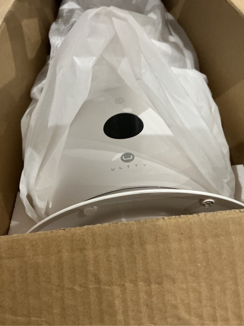 Condition photo showing Good Condition for (used)u ultty bladeless fan with air purifier, quiet tower fan with remote, touch, 9 speeds, 8h timer, hepa filter 99.97%, 90° oscillation fans, floor fans powerful for home office room, cr022d white white large
