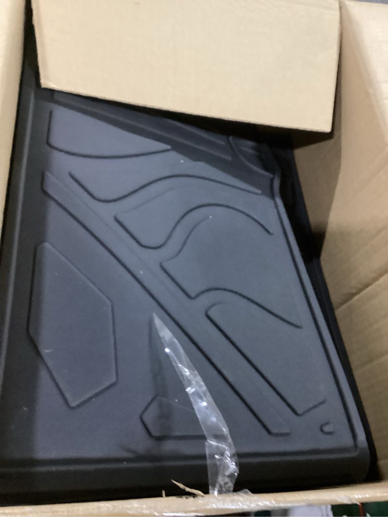 Condition photo showing As Is for (incomplete)cargo mat for 2021-2025 2026 jeep wrangler jl 4xe (4-door unlimitied), full coverage all weather tpe protector cargo mat with backrest mat trunk mat cargo liner for jeep wrangler 4xe accessories
