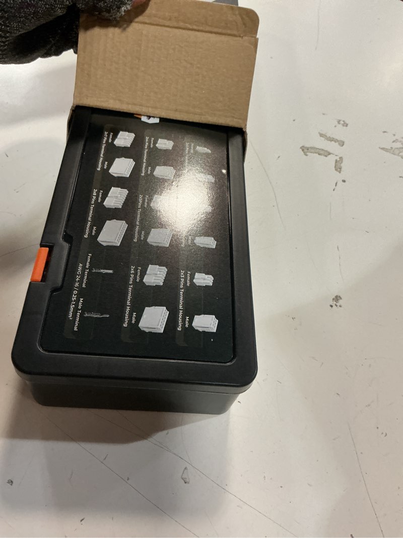 Condition photo showing Good Condition for someline crimp tool connector kit, jst-sh 1.0mm/ph 2.0mm connector set, 21 types of connectors, 32-22 awg ratcheting crimper for jst molex te 1.0mm/1.25mm/1.5mm/2.0mm 1.0mm-2.0mm