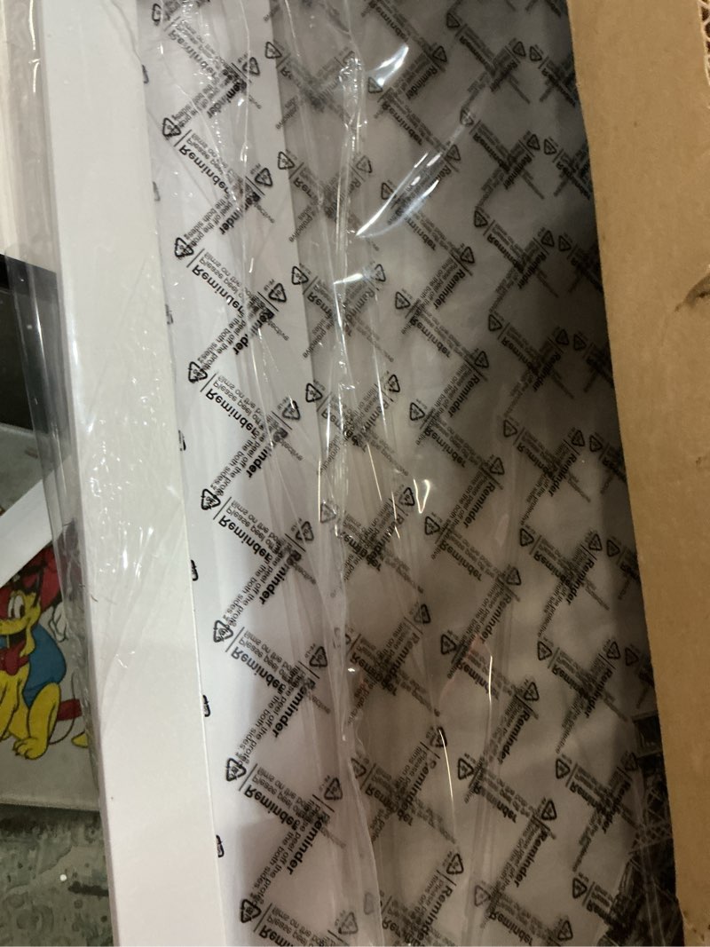 Condition photo showing New/Like New for abtgt 20x27 picture frame set of 3, display pictures 16x24 with mat or 20x27 without mat, poster frame for wall mounting display, white white 20x27
