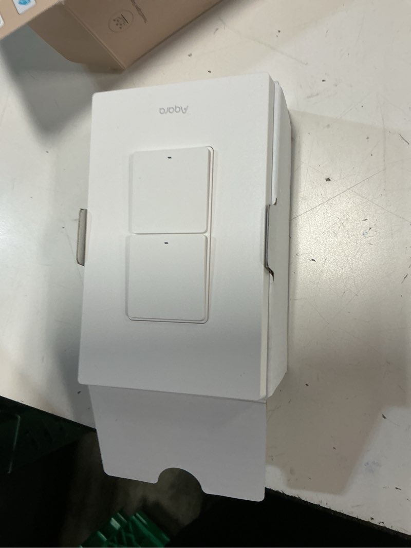 Condition photo showing Good Condition for aqara smart light switch h2 (2-in-1 neutral, 2 buttons, 2 channels), thread/zigbee protocol, wall switch for smart home, supports apple home, google, alexa, matter over thread