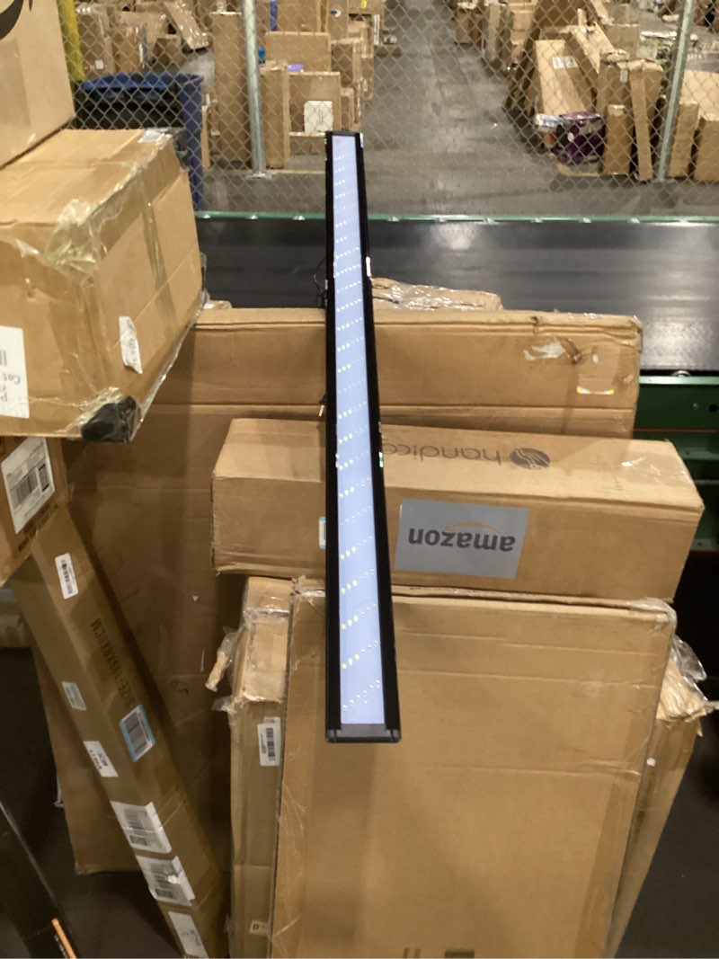 Condition photo showing As Is for led aquarium light, full spectrum fish tank lights, 55/75 gallon freshwater fishtank hood lighting for grow fish, plants, adjustable from 48 to 54 inch 48-54 in
