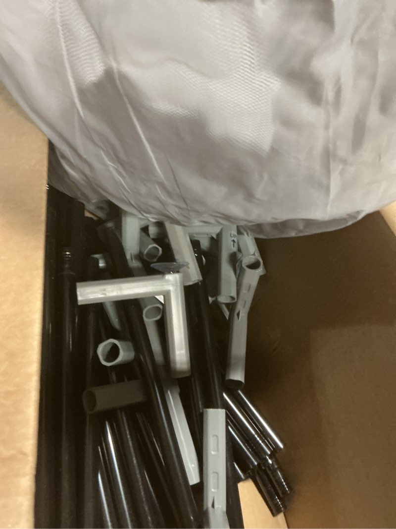 Condition photo showing As Is for Baby Playpen Play Pens for Babies and Toddlers Play Yards for Indoor & Outdoor with Breathable Mesh Anti-Fall Playpen Grey Grey 50"x50"