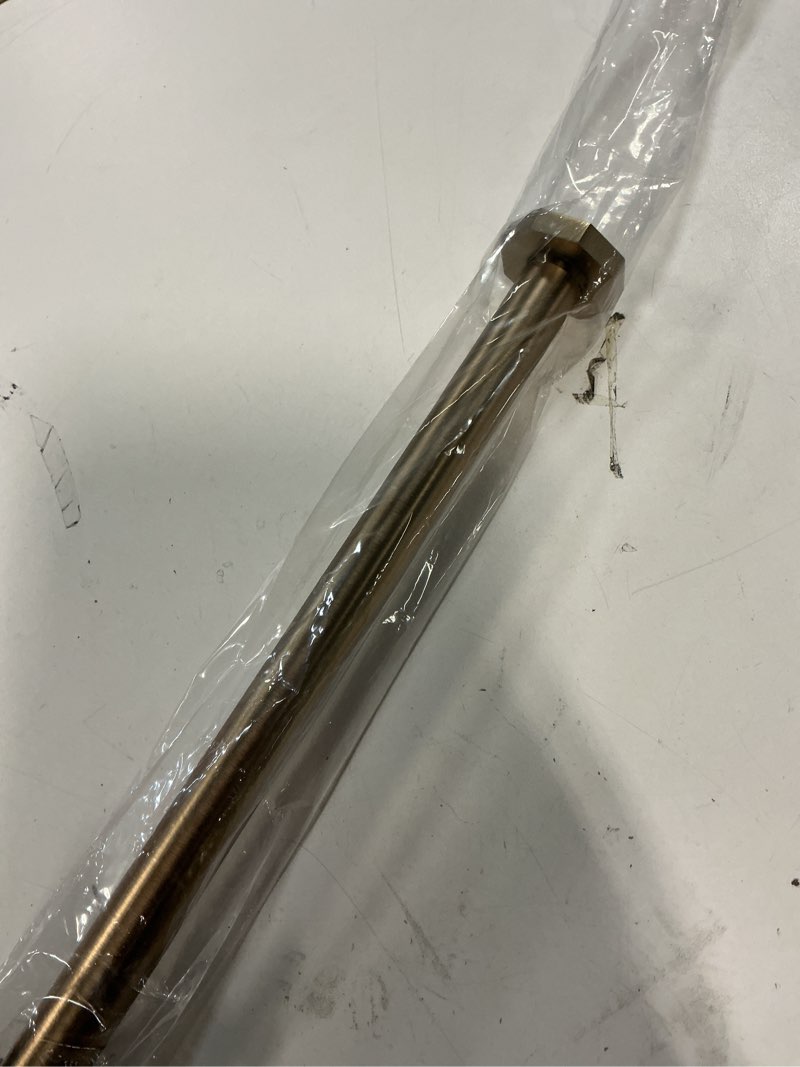Condition photo showing Good Condition for Ivilon Tension Curtain Rod - Hexagonal Spring Tension Rod for Windows or Shower, 36 to 54 Inch, Warm Gold 36" to 54" Warm Gold