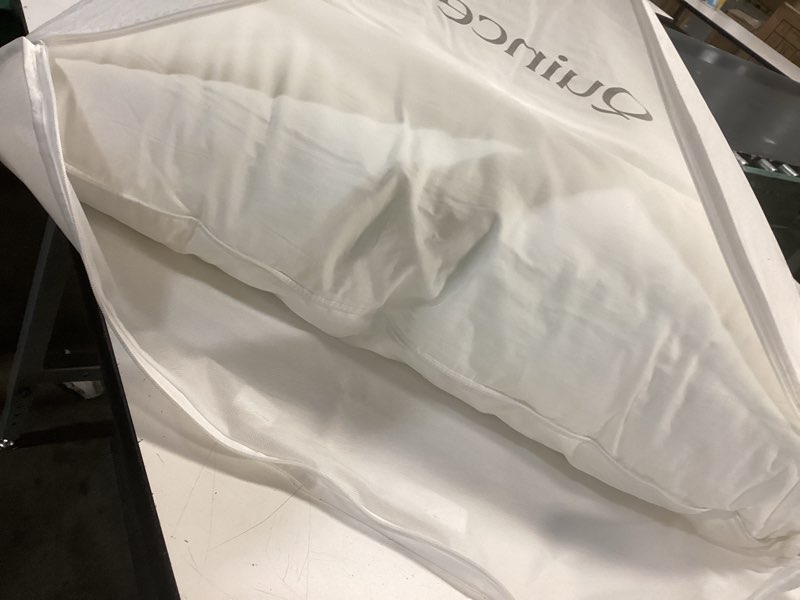 Condition photo showing New/Like New for premium down alternative pillow, king 