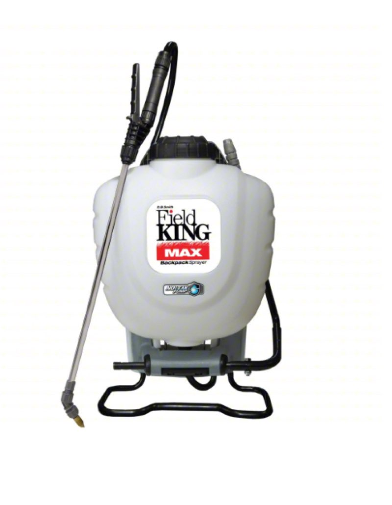 field king max backpack sprayer: for lawn, garden and agriculture, mix-in-tank, 4 gal tank capacity