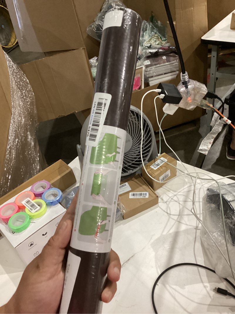 Condition photo showing New/Like New for lifeshoon leather repair patch, 17x79 inch glossy self adhesive leather repair, large vinyl patch tape for couches, furniture, car seats, cabinets, wall, handbags ?17x79 inch, dark brown? 17x79 inch glossy dark brown