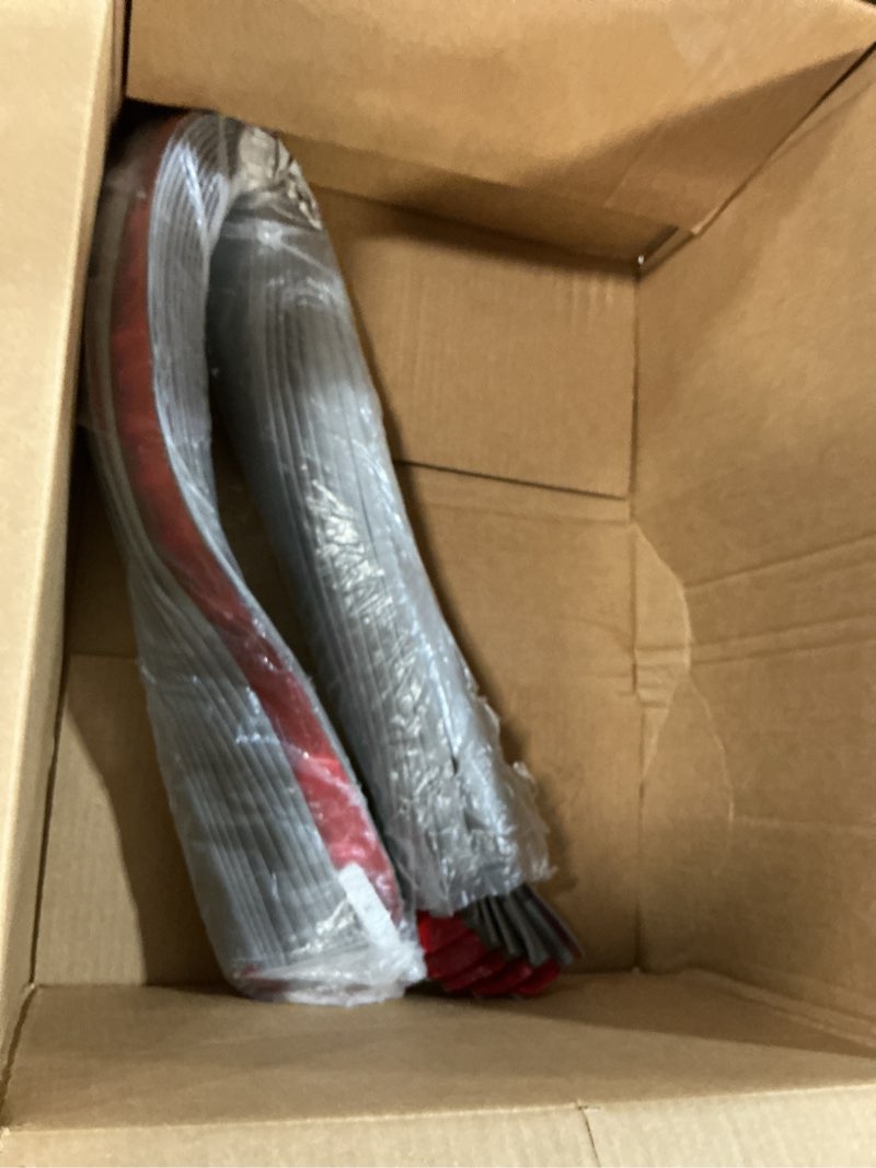 Condition photo showing As Is for 10 Pack Rubber Stair Nosing - 3.3Ft Stair Anti-Slip Adhesive Strip, Made of Wear-Resistant Rubber, Mute, Easy to Install - Indoor/Outdoor (10, Full Grey, 3.3Ft)