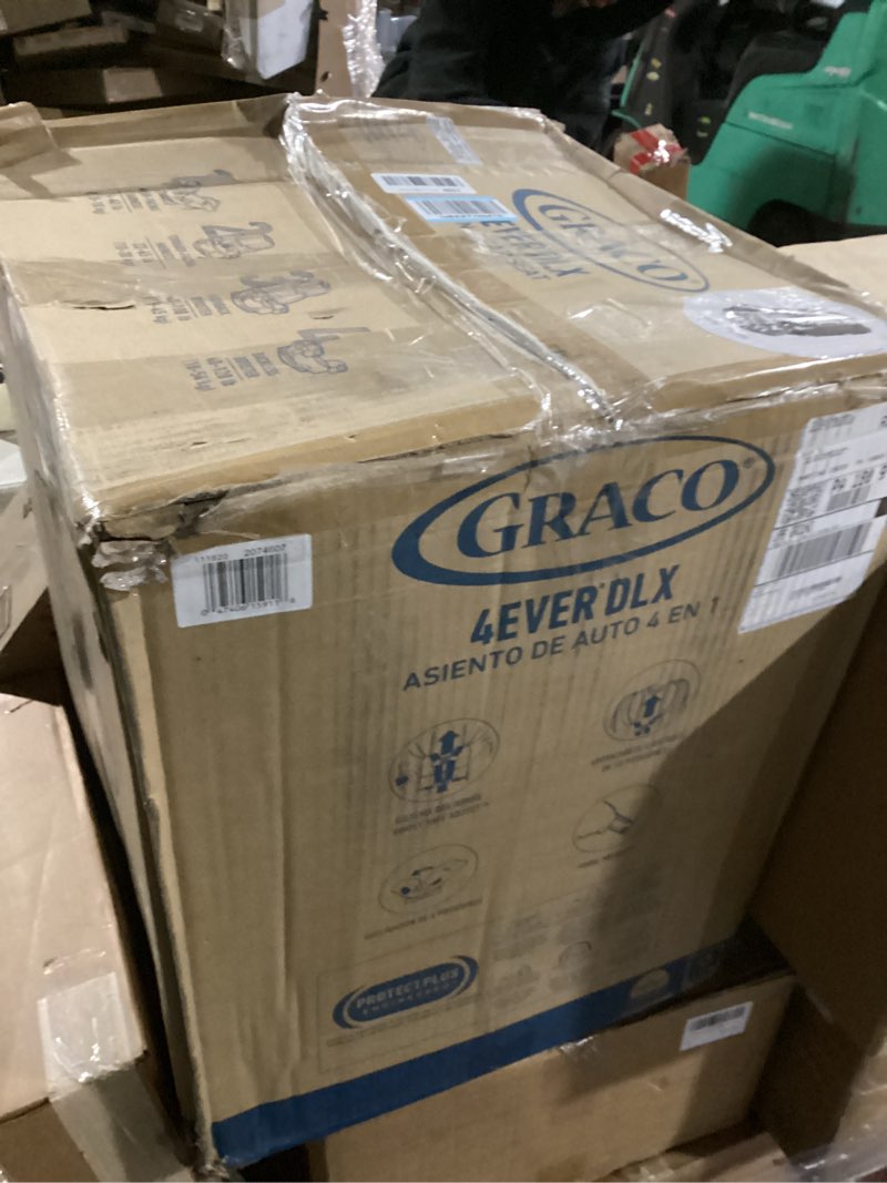 Condition photo showing New/Like New for graco 4ever dlx 4-in-1 car seat, grey, infant to toddler car seat, with 10 years of use, rear-facing, forward-facing and booster modes, safe, comfortable and convenient