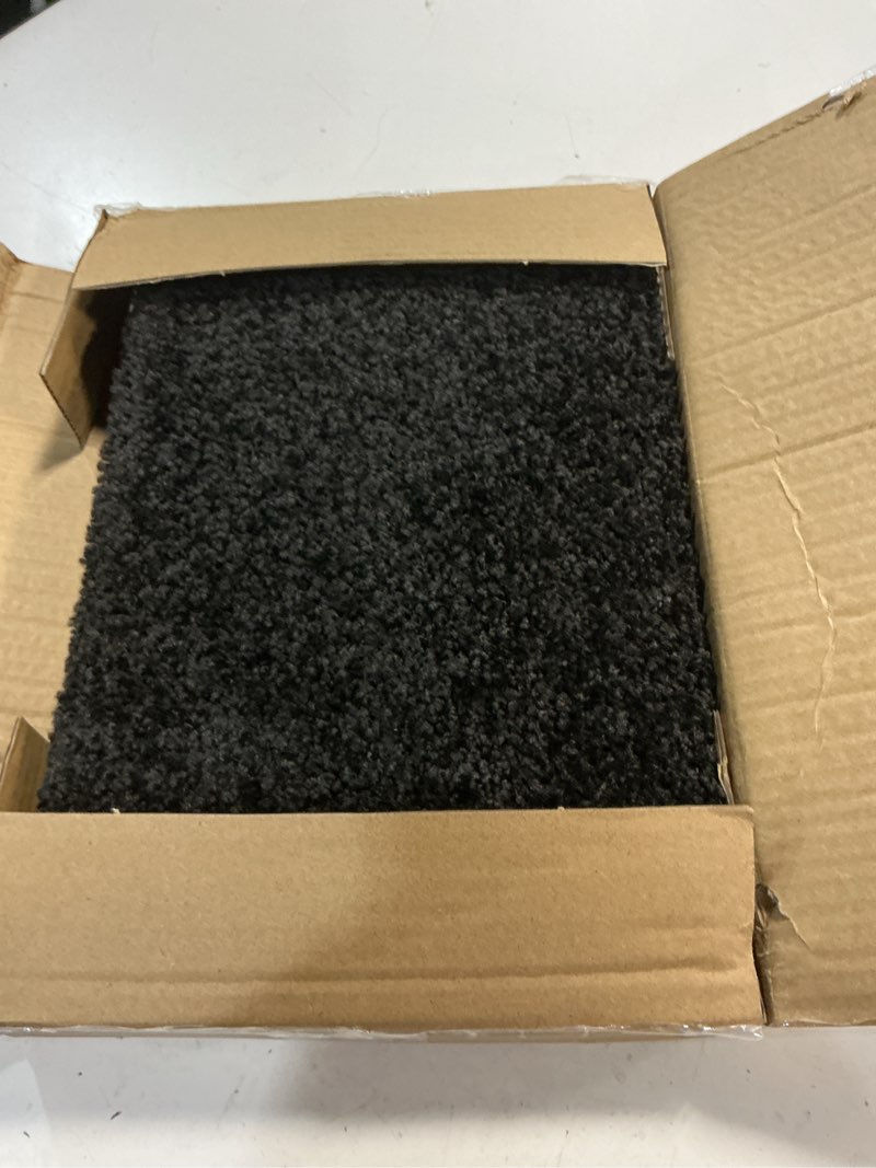 Condition photo showing Good Condition for mibao dirt trapper door mat for indoor outdoor, waterproof all-season, all-weather doormat, heavy duty non-slip entrance rug, low profile absorbent entrance mat carpet, 36" x 24", black 2' x 3' (rectangular) black
