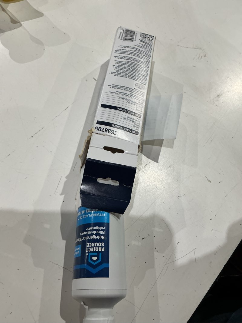 Condition photo showing As Is for project source twist refrigerator water filter fits lg filter lt1000p