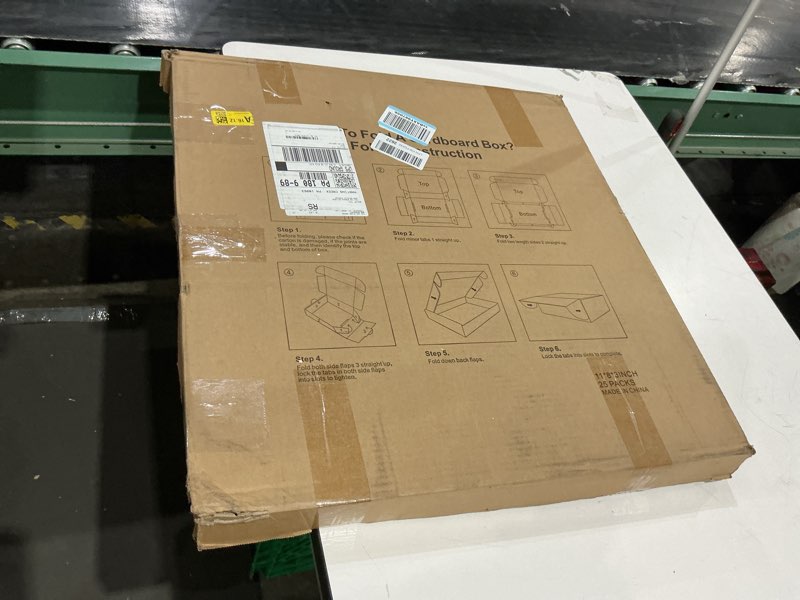 Condition photo showing Good Condition for hguba 11x8x3 inches shipping boxes set of 25, white corrugated cardboard box, mailer boxes for small