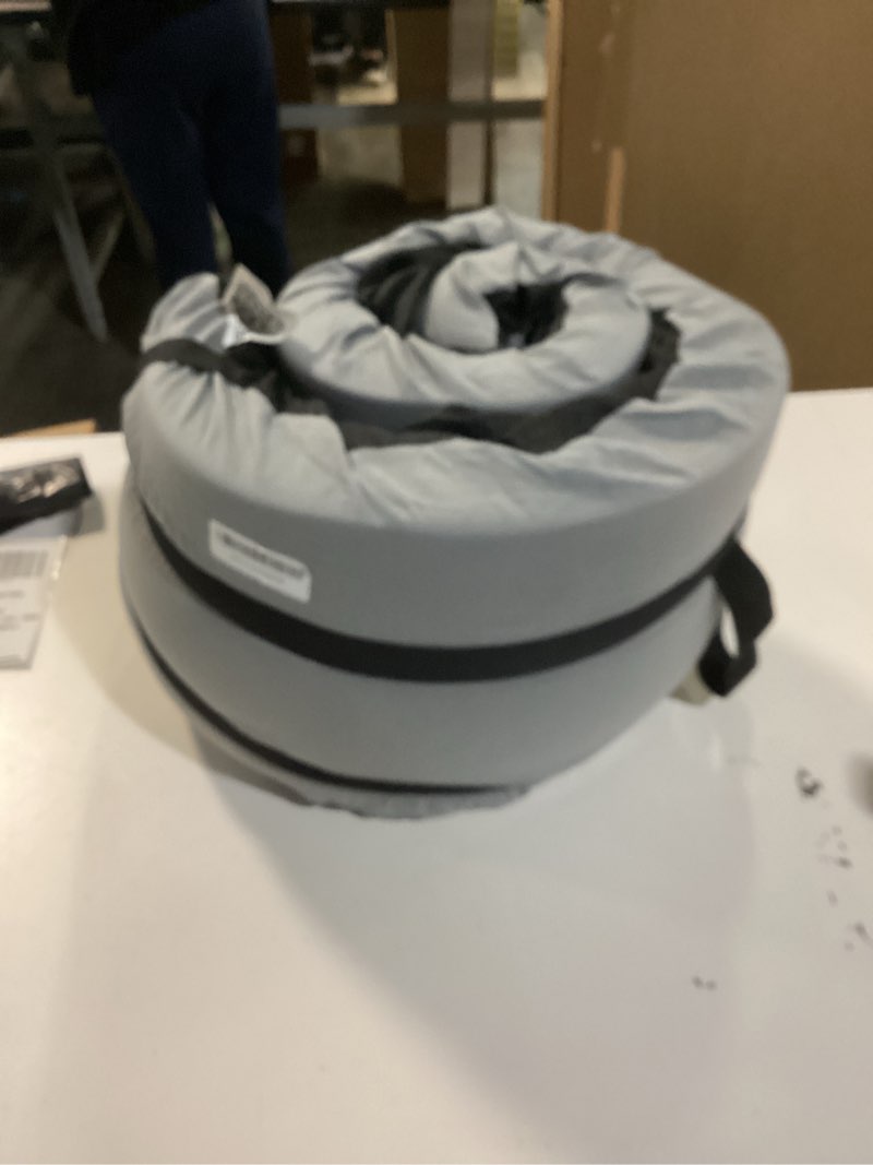 Condition photo showing As Is for CYMULA Memory Foam Camping Mattress Pad,3inch Sleeping Pad for Camping,Non-Slip Bottom Floor Cot Car Mattress Bed with Retaining Portable Roll up Mattress Pad Mat for Travel Truck Guest Bed Tent Cot:72*24*3 GREY