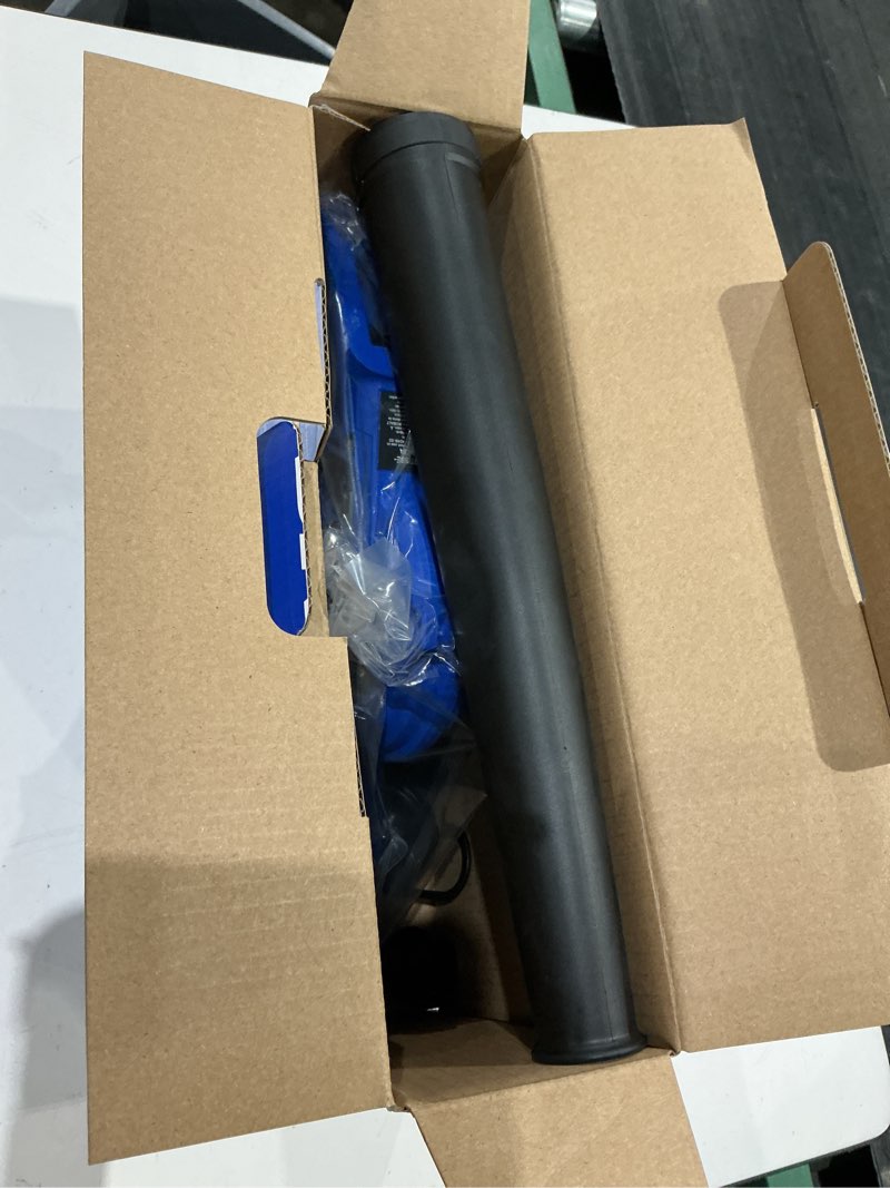 Condition photo showing As Is for kobalt 24-volt max jobsite blower (tool only)