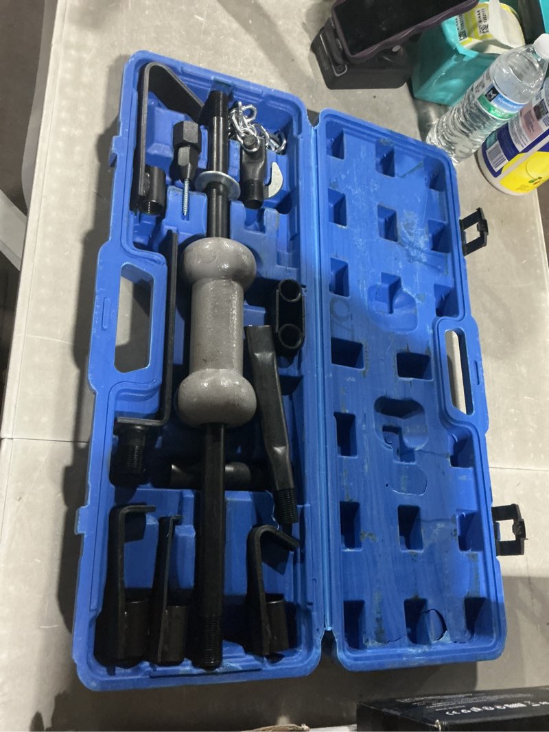 Condition photo showing Good Condition for atpeam 13pcs slide hammer dent puller set | heavy duty dent puller set w/10lbs slide hammer auto body truck repair took kits