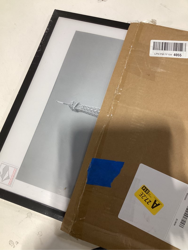 Condition photo showing Good Condition for upsimples 16x24 picture frame, display pictures 14x20 with mat or 16 x 24 without, wall hanging poster frames, black, 1 pack