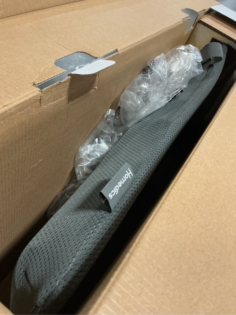 Condition photo showing As Is for Homedics Ultra Slim Shiatsu Massage Cushion with Heat – Full Back Coverage, Deep Kneading Massage, 3 Zone Control (Upper/Lower/Full), Soothing Heat, Slim Profile, Portable Design, Fits Most Chairs