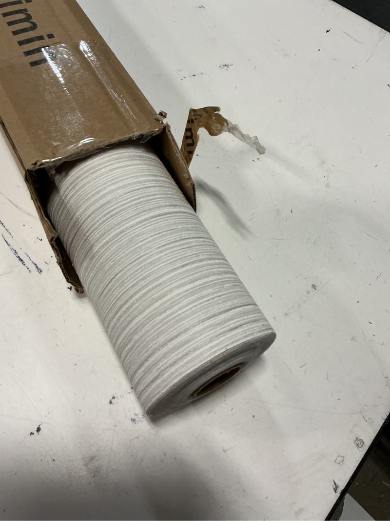 Condition photo showing Good Condition for haimin grasscloth wallpaper textured 24in x 393in fabric contact paper wall paper textured linen peel and stick self-adhesive thick vinyl embossed film wallpaper (beige grey)