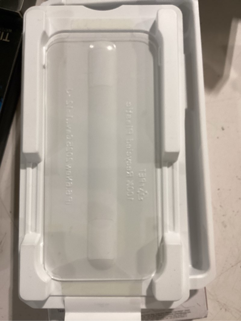 Condition photo showing As Is for zagg invisibleshield – apple iphone air glass shield clear screen protector, perfectfit™ installation, 3x stronger glass, impact & scratch protection
