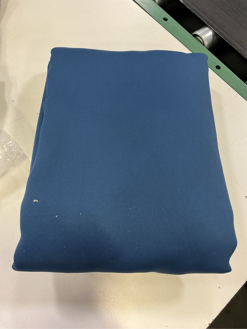Condition photo showing Good Condition for igemaeve blackout curtains sliding door navy blue 35" w x 96" l (pack of 2) | bedroom | living room | room divider | privacy | grommet | thermal | insulated | drape for french patio door window