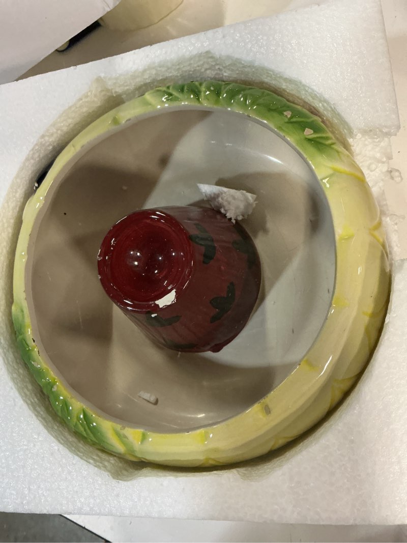 Condition photo showing New/Like New for 32oz ceramic tiki bowl