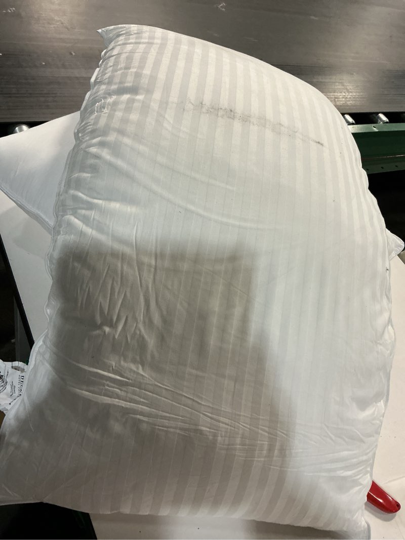 Condition photo showing As Is for Utopia Bedding Bed Pillows for Sleeping Queen Size (White), Set of 2, Cooling Hotel Quality, for Back, Stomach or Side Sleepers