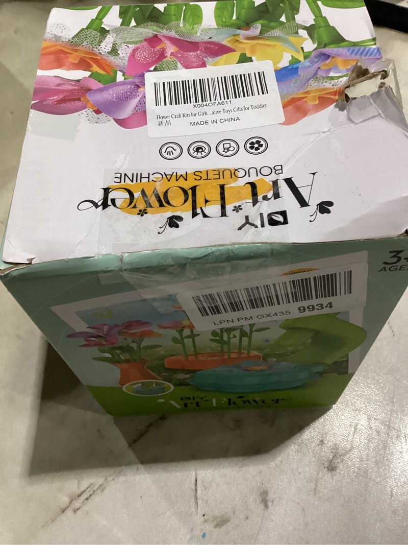 Condition photo showing Good Condition for daisred flower craft kits toys for kids, arts and crafts for girls ages 4-6-8, diy flower making kit
