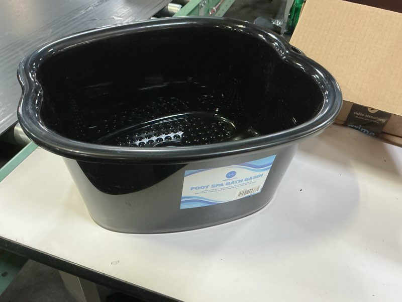 Condition photo showing New/Like New for allsett health foot soaking bath basin – large size for soaking feet | pedicure and massager tub for at home spa treatment | callus, fungus, dead skin remover