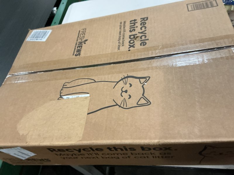 Condition photo showing New/Like New for Fresh News Recycled Paper, Original Pellet Cat Litter, 25 Pound,Packaging May Vary Original Pellets 25 Pounds