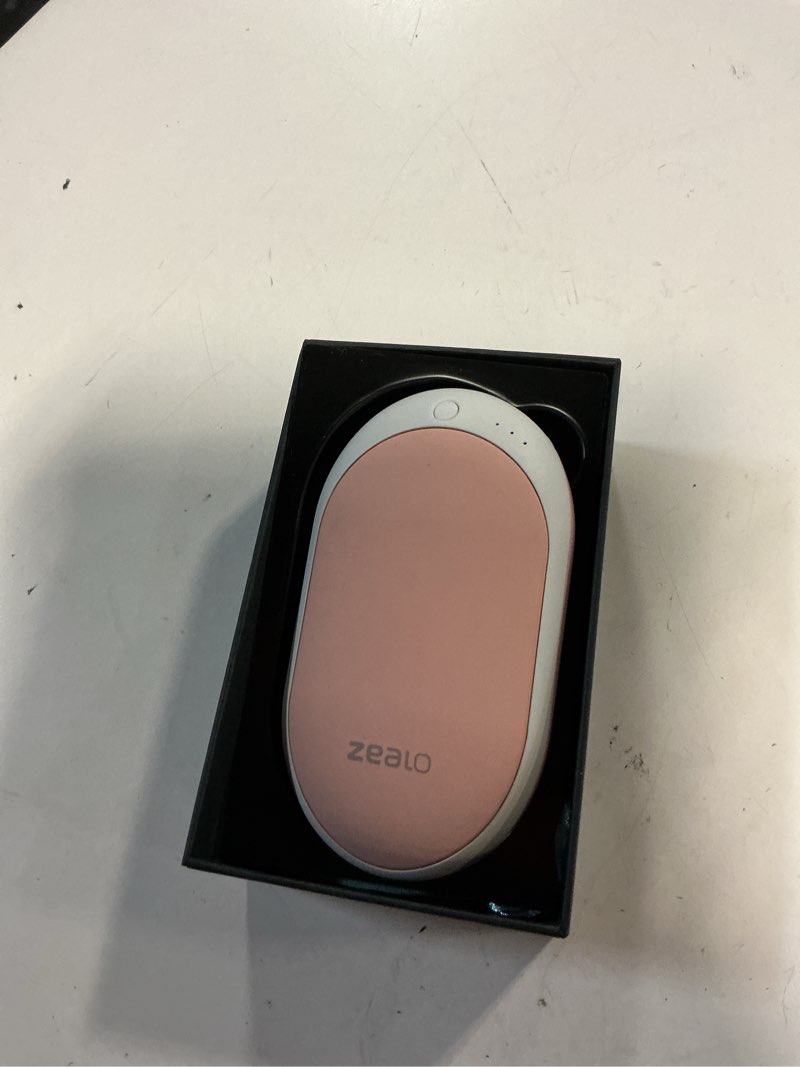 Condition photo showing Good Condition for zealo hand warmer, rechargeable, 5200 mah, electric, portable, pocket warmer, power bank, ideal for outdoor sports, hunting, golf, camping, warm gift for women, men