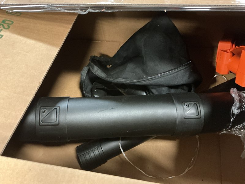 Condition photo showing As Is for black+decker 40v max* cordless hard-surface sweeper with powercommand (lsw36)