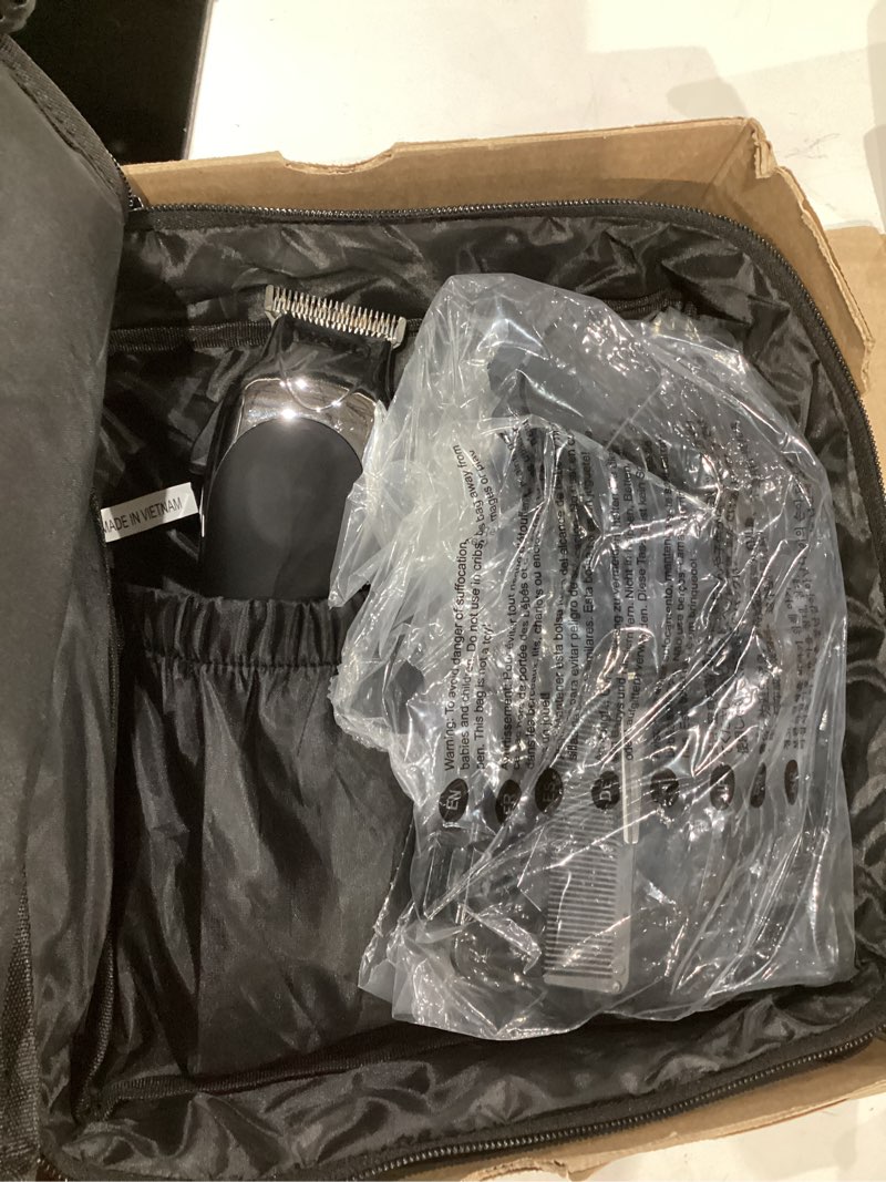 Condition photo showing Good Condition for wahl clipper usa deluxe corded chrome pro, complete hair and trimming kit, includes corded clipper, cordless battery trimmer, and styling shears, for a cut every time - model 79524-5201m 25 piece set