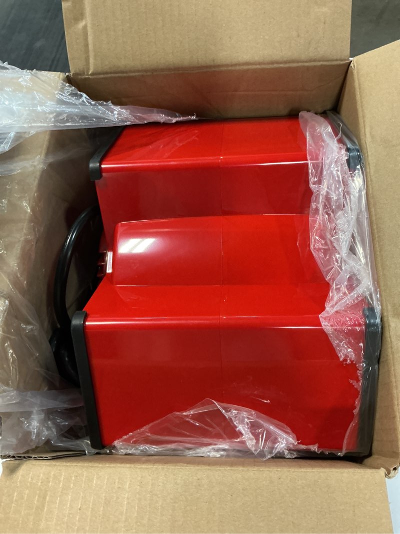Condition photo showing Good Condition for lasko 11" x-blower multi-position utility blower fan with usb port, red, x12900, new