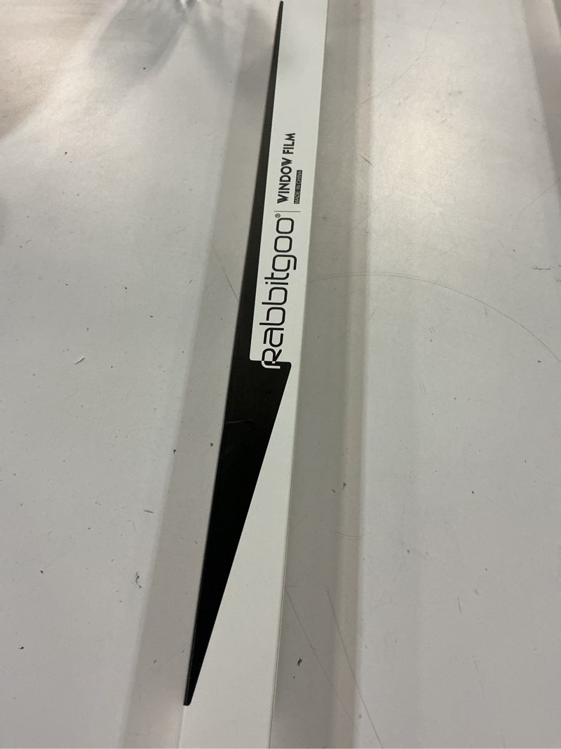 Condition photo showing New/Like New for rabbitgoo Window Privacy Film Rainbow Film Decorative Window Sticker, 3D Static Stained Glass Cling Tint for Home Heat Control Non-Adhesive, 35.4 x 78.7 inches 35.4" x 78.5" Clear