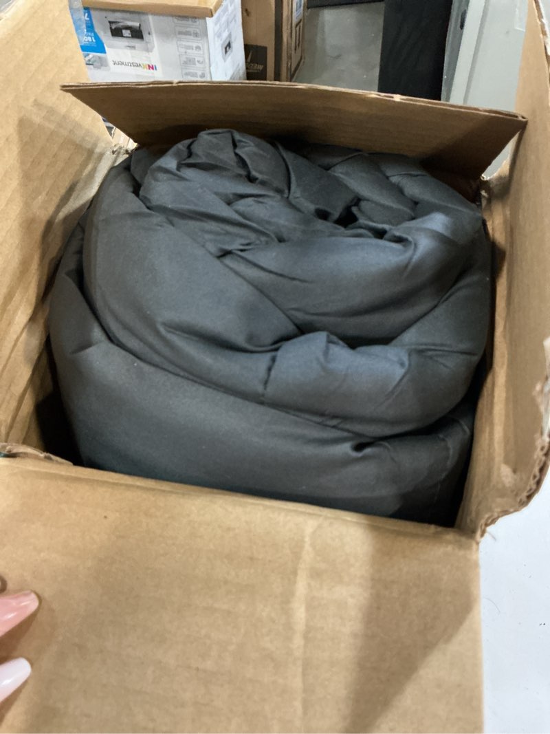 Condition photo showing Good Condition for Modern Threads Down Alternative Reversible Comforter Dark Gray/Gray Twin Twin 21 Dark Gray/Gray