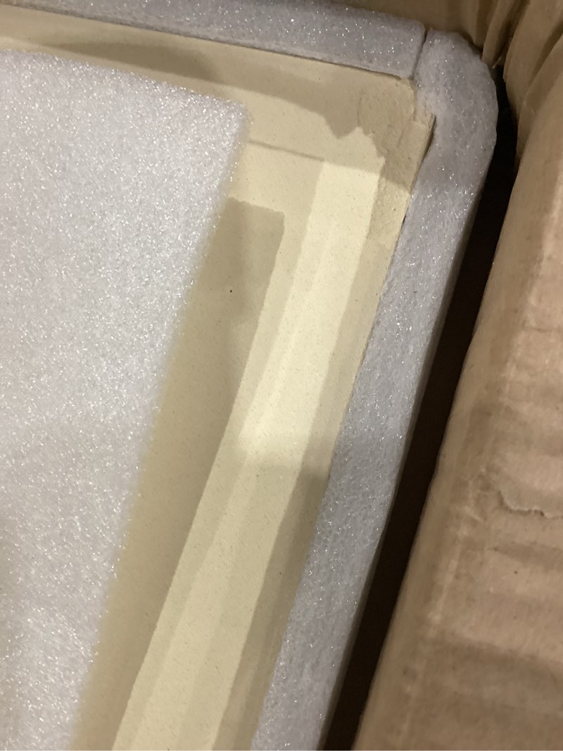 Condition photo showing As Is for dcyourhome universal extra large pizza stone for oven bbq grilling, 22" x 14" natural cordierite rectangular baking stone pizza making accessories with wood pizza peel plastic scraper for baking bread 22''l x 14''w