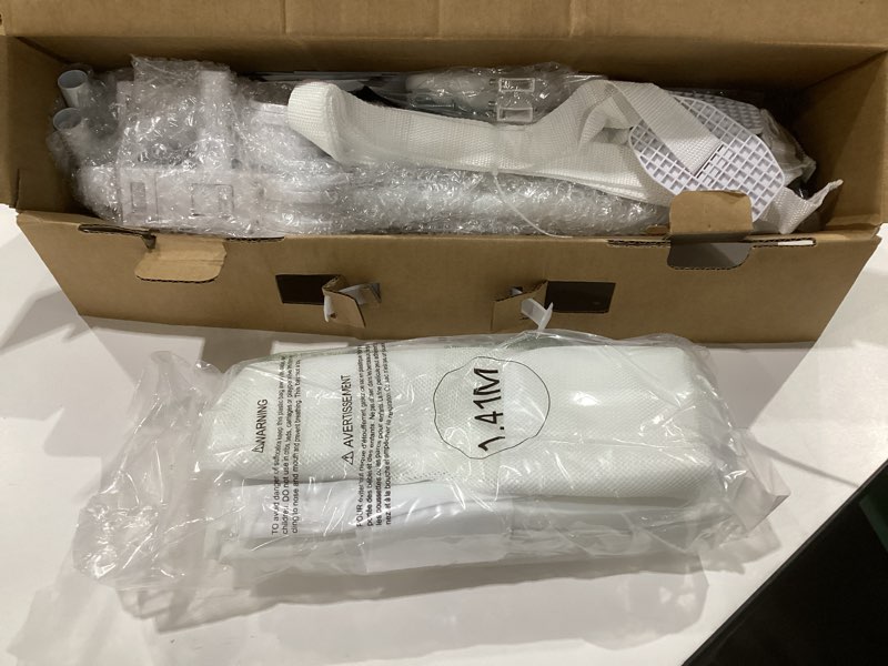 Condition photo showing New/Like New for ComfyBumpy 1-Pack Bed Rail for Toddlers 55.5" L x 19.5" H | Toddler Bed Rails for Twin, Full, Queen & King Mattress Size | Swing Down Rail Guard | Mattress Side Rail for Kids | White White 55.5”L x 19.5”H | 1-Pack