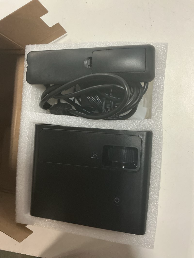 Condition photo showing Good Condition for cibest mini projector, upgraded full hd 1080p support video projector, portable small movie projector, compatible with ios/android/windows/tv stick/box/usb/hdmi mini black