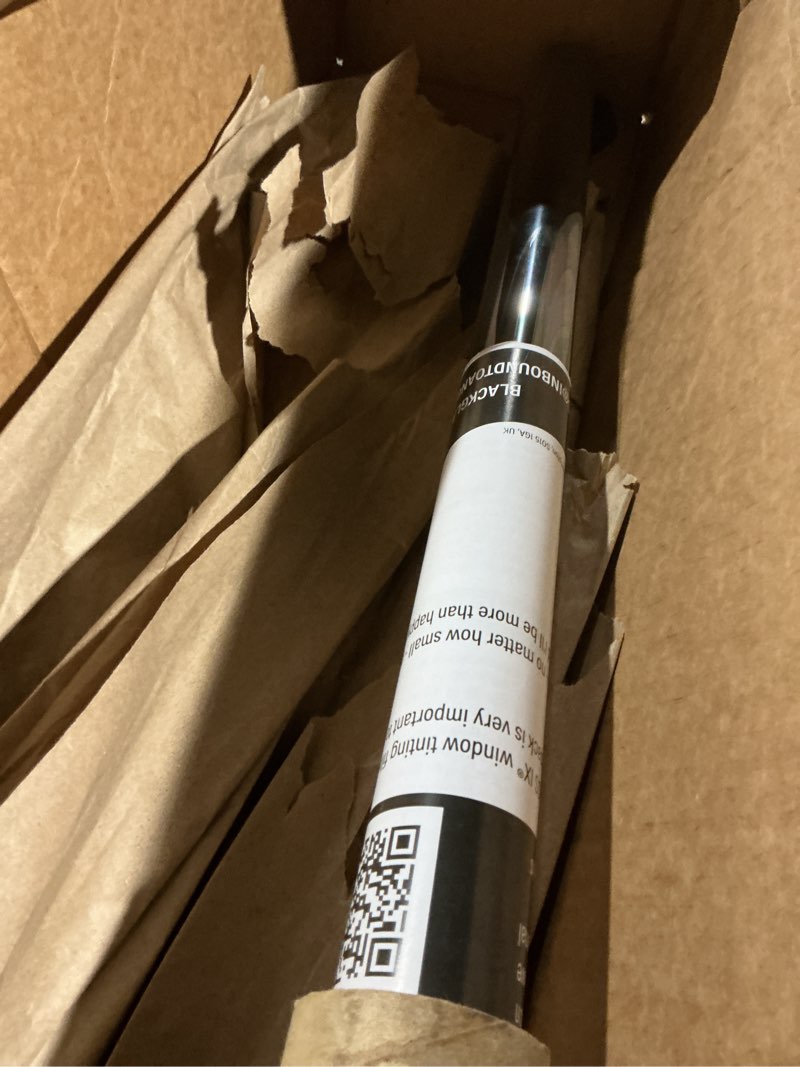 Condition photo showing As Is for Car Window Tint BLACKGLASS IX® Professional Quality Film Tinting Roll for Car, Van & Vehicles (5% VLT, 20ft x 2ft, 2 Ply, Limo Black) Solar, Glare and Privacy with Installation Instructions 5% Vlt Limo Black