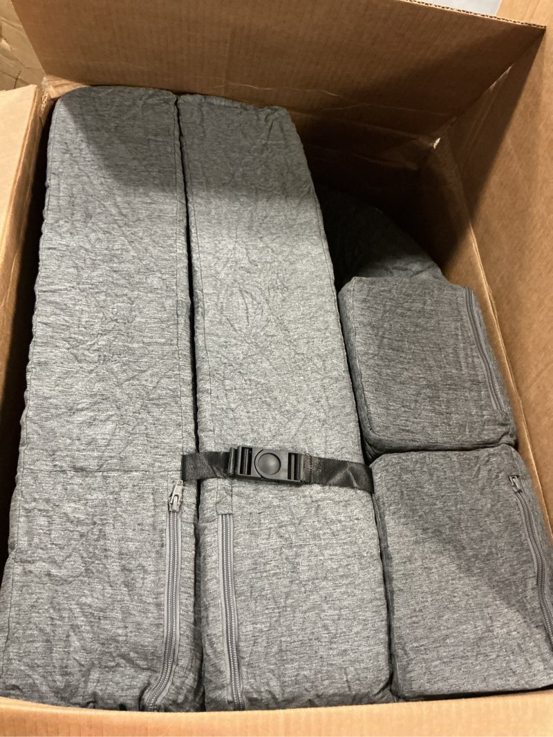 Condition photo showing Good Condition for LOVMOC Futon Sofa Bed, High-Density Memory Foam Couch with Fluffy Pillow, Folding Floor Guest Bed, T