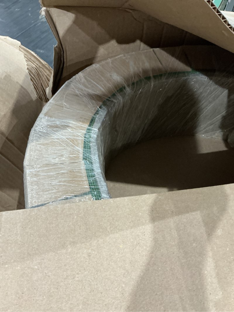 Condition photo showing New/Like New for 3/4"x.036"x2900ft embossed polyester (pet) strapping roll of 16"x6" core size 2000lbs break strength 3/4"x2950'