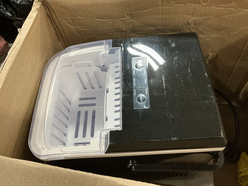 Condition photo showing Good Condition for OLIXIS Ice Maker Machine with Handle,26lbs in 24Hrs,9 Ice Cubes in 6 Mins,Auto-Cleaning Portable Ice Maker with Basket and Scoop, Countertop Ice Maker for Home/Kitchen/Camping/RV, Sleek Black