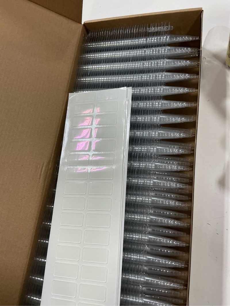 Condition photo showing New/Like New for 36 pack upgraded clear pvc bird spikes, covers 51 feet(15.5m), keep birds away and keep birds from building nest, long deterrent spikes keep pigeon squirrel cats and other animals away