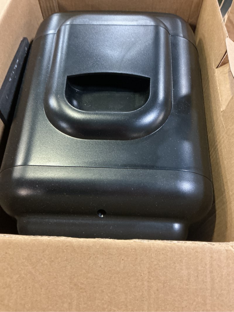 Condition photo showing As Is for crownful mini fridge  4 liter/6 can portable cooler and warmer personal refrigerator  ac/dc black