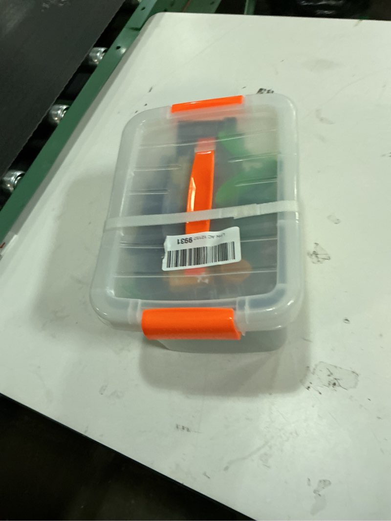 Condition photo showing New/Like New for ArtCreativity Medieval Castle Knights Playset for Kids, 27-Piece Deluxe Action Figure Play Set with Storage Bucket, Assembly Castle, 6 Knight Action Figures, Horse Drawn Carriage, Catapult, and More