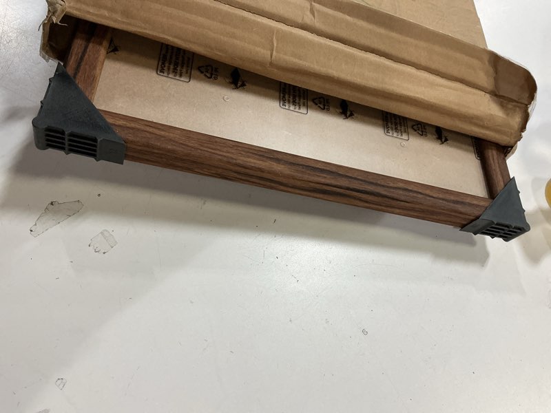 Condition photo showing Good Condition for Rustic Walnut 12x24 Frame - Single Frame, 12 x 24 Poster Frame for Artwork, Puzzles, Photos and Movie Posters Picture Frames 12" x 24"